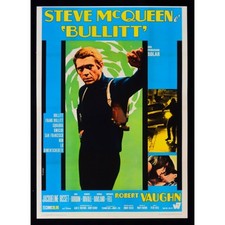 Locandina bullitt steve usato  Nocera Superiore