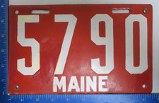 Maine porcelain license for sale  Castleton