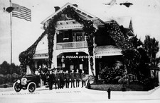 Usado, C. 1919 NASHVILLE FIRE DEPARTMENT ENGINE CO. #14 HOLLY STREET TN FOTO 8X10 H13 comprar usado  Enviando para Brazil