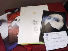 Phantom opera programs for sale  TIVERTON