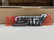 Emblema traseiro "STi" cromado para se adequar ao Subaru Legacy STi S401 comprar usado  Enviando para Brazil