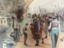 Antique painting water for sale  WINCHESTER