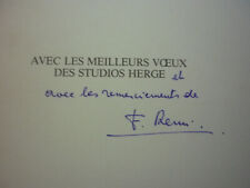 Tintin carte voeux d'occasion  Metz-