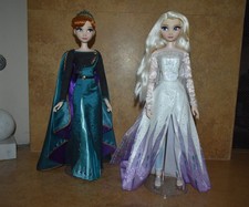Conjunto de bonecas Disney Elsa a Rainha da Neve e a Rainha Anna Frozen 2 edição limitada 17" comprar usado  Enviando para Brazil
