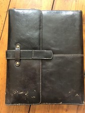 Leather document holder for sale  LANCASTER
