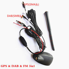 Antena de montagem no teto de carro 12V GPS+DAB+FM/AM 3 em 1 antena estéreo de rádio de carro aérea  comprar usado  Enviando para Brazil