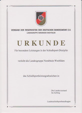 Bundeswehr urkunde reservisten gebraucht kaufen  Bochum