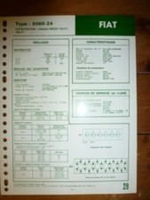 8060 fiche technique d'occasion  France