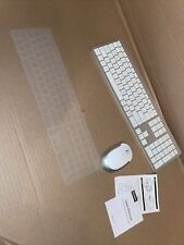 Juego combinado de teclado y mouse inalámbricos plateados 2.4G para Mac Apple PC tamaño completo nuevo segunda mano  Embacar hacia Mexico