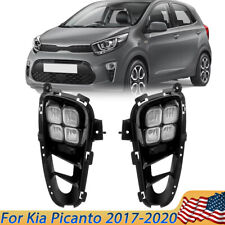 Usado, Lâmpadas de direção para Kia Picanto 2017-2020 LED DRL farol de neblina luzes de circulação diurna comprar usado  Enviando para Brazil