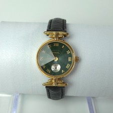 Vintage 1993 FOSSIL Sub-Segundo Relógio de Quartzo Feminino 25mm Ouro Verde Preto, Funciona comprar usado Vintage 1993 FOSSIL Sub-Segundo Relógio de Quartzo Feminino 25mm Ouro Verde Preto, Funciona comprar usado  Enviando para Brazil