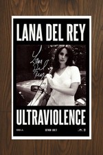 Lana Del Rey – Pôster assinado ULTRAVIOLENCE 11x17 com certificado de autenticidade - Lembranças autênticas, usado comprar usado  Enviando para Brazil