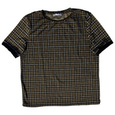 Zara Women's Xadrez Gola Careca Top-Tamanho Médio, usado comprar usado  Enviando para Brazil