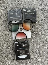 Usado, Conjunto de três filtros de lente digital 72mm - K&F Concept verde gradual, laranja, vermelho comprar usado  Enviando para Brazil