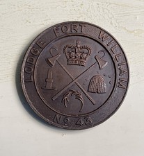 Masonic token penny. for sale  ROYSTON