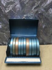 Usado, Vintage Logan Deluxe 8mm Carretel de Filme Caixa Baú 12 Carretéis Armazenamento Vazio comprar usado  Enviando para Brazil
