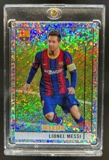 2020-21 Topps Merlin Chrome UEFA Lionel Messi Speckle #86/150 Barcelona comprar usado 2020-21 Topps Merlin Chrome UEFA Lionel Messi Speckle #86/150 Barcelona comprar usado  Enviando para Brazil