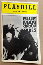 Playbill blue man for sale  East Elmhurst