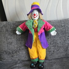 Vintage porcelain clown for sale  SLEAFORD