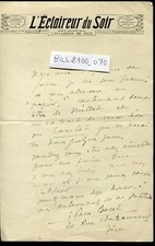 Lettre autographe signee d'occasion  Dijon
