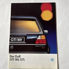 Usado, VW GOLF I GTI + GTI 16V + Edition One 32-Seiten Prospekt  comprar usado  Enviando para Brazil