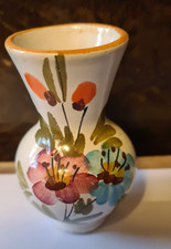 Handbemalte keramikvase blumen gebraucht kaufen  Berlin