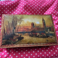 Vintage tin hinged for sale  WORKSOP