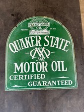 quaker state sign for sale  Hayes