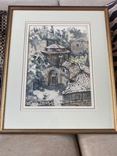 Original framed watercolour for sale  WORCESTER