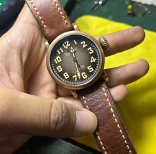 Relógio de mergulho mecânico automático Hruodland masculino piloto bronze maciço PT5000 comprar usado  Enviando para Brazil