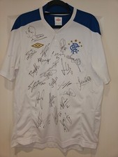 Signed 2011 rangers for sale  CLYDEBANK