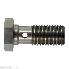 Parafuso banjo métrico de aço inoxidável M10 x 1,0 18 mm de comprimento comprar usado  Enviando para Brazil
