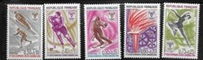 1968 série timbres d'occasion  Prissé