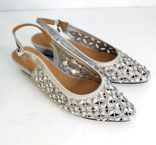 Sapato social feminino J. Renee tamanho 8,5 M Hasini cinza cetim strass estilingue comprar usado  Enviando para Brazil