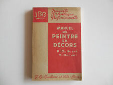 Manuel peintre decors d'occasion  Bouchain