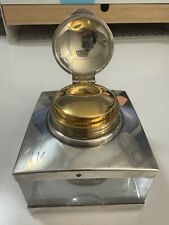 Usado, CRISTAL MONTBLANC INKWELL DÉCADA DE 1990, PRATA ESTERLINA E OURO comprar usado  Enviando para Brazil