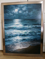Seascape moon night for sale  Buzzards Bay