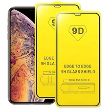 2 x Protège Écran 9D Verre Trempé iPhone 16 15 14 13 12 Mini SE 11 Pro X Max comprar usado  Enviando para Brazil