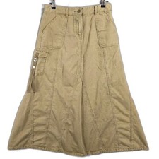 Saia Cargo Sundance W6 Maxi A-Line Cáqui Escuro Grunge Boho Gorpcore Hong Kong comprar usado  Enviando para Brazil