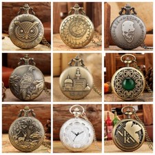 Relógio de bolso Steampunk vintage quartzo com corrente de colar para relógios masculinos femininos comprar usado Relógio de bolso Steampunk vintage quartzo com corrente de colar para relógios masculinos femininos comprar usado  Enviando para Brazil