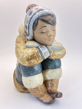 Lladro pensive eskimo for sale  KIDLINGTON