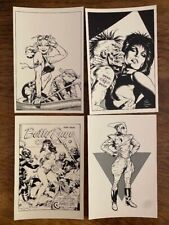 Lote de 4 cartões postais de arte em quadrinhos de Dave Stevens década de 1980 comprar usado  Enviando para Brazil