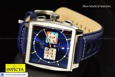 Relógio masculino Invicta S1 Rally cronógrafo GMT quartzo 45mm pulseira de couro azul comprar usado  Enviando para Brazil