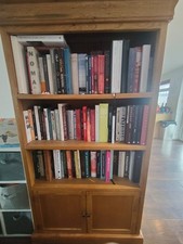 Solid oak bookcase for sale  ELLESMERE PORT