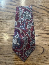 Gravata de seda italiana vintage Park Lane paisley comprar usado  Enviando para Brazil