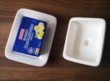 Butterdose porzellan weiß gebraucht kaufen  Braunschweig