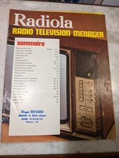 Radiola catalogue radio d'occasion  Commentry