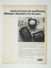 Revista Carrier Air Conditioning Whitman Chocolates Advertisement 1968 comprar usado  Enviando para Brazil