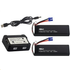2PÇS 7.4V 2700mAh 10C Lipo bateria Hubsan H501S H501A H501C H501M H501SW H501 comprar usado  Enviando para Brazil