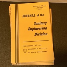 Journal sanitary engineering for sale  Lawrenceburg